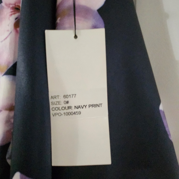 NWT Alyce Paris Prom Dress Floral Print - Picture 8 of 10